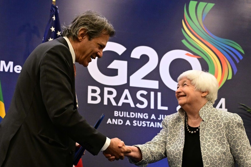 Imagem referente à notícia: G20 se compromete a 'cooperar' para taxar grandes fortunas