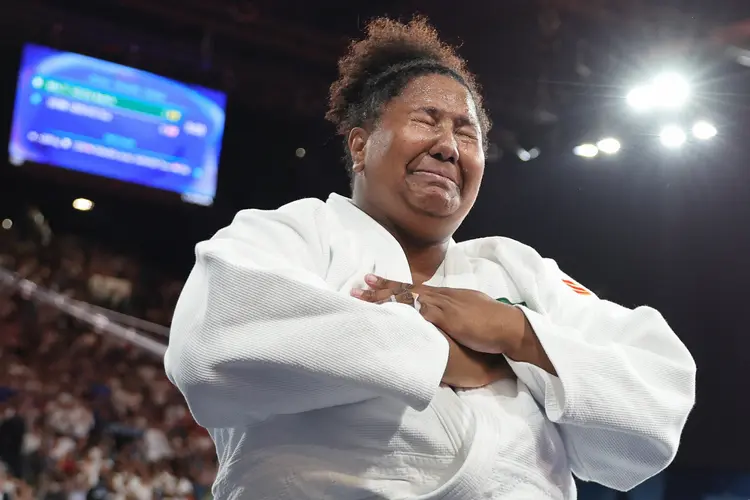 Beatriz Souza: atleta era uma das principais esperanças do judô brasileiro ( Jack GUEZ/AFP)