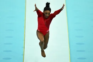 Imagem referente à matéria: Depois das Olimpíadas de Paris, Simone Biles 'aposenta' salto mais difícil da ginástica artística