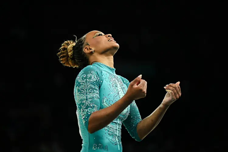 Rebeca Andrade, o ouro do Brasil (Gabriel BOUYS/AFP)