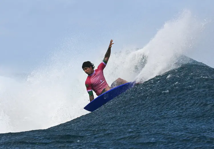 Gabriel Medina: surfista perde o ouro nas Olimpíadas (Jerome BROUILLET/AFP)