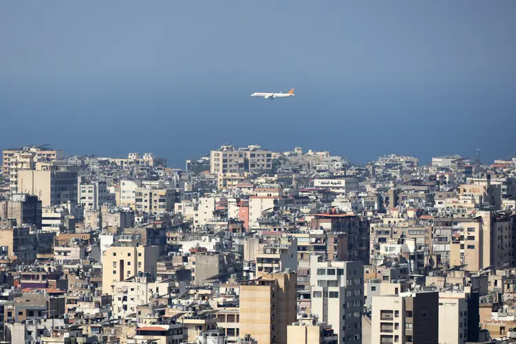 Vista aérea de Beirute, no Líbano (AFP Photo/AFP)