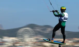 Imagem referente à matéria: Vela: Bruno Lobo estreia em quarto lugar na Fórmula Kite