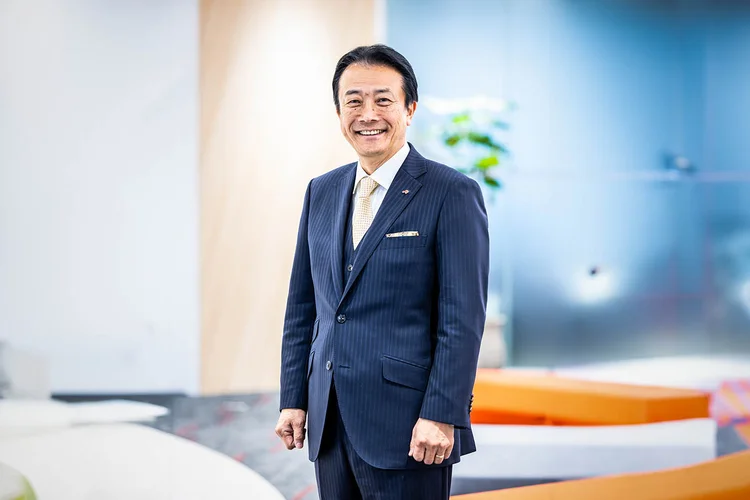 Taro Fujie, CEO da Ajinomoto: “Somos uma empresa que nasceu em 1909 pesquisando sobre saúde” (Divulgação)