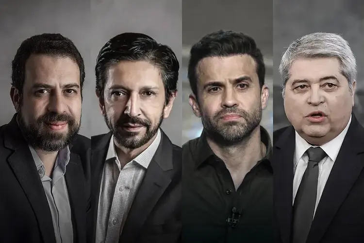 Eleições 2024: Nunes e Boulos formam primeiro pelotão (Leandro Fonseca/Exame/Band/Divulgação)