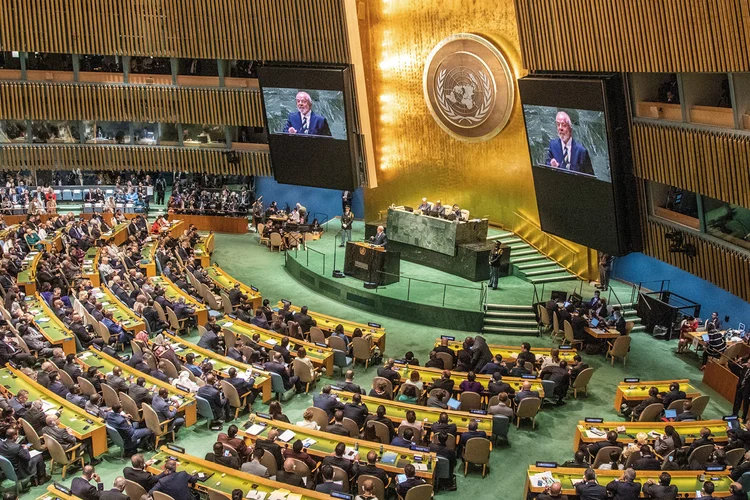Assembleia-Geral da ONU, em Nova York (Leandro Fonseca/Exame)