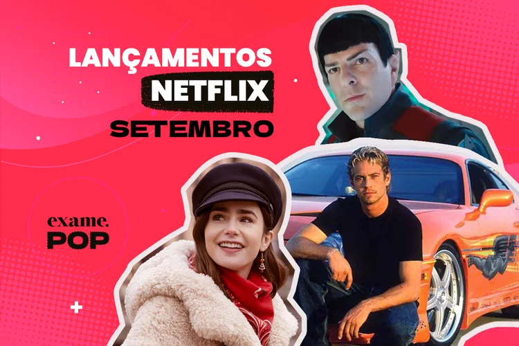 Netflix: veja o que será lançado no mês de setembro (Netflix/ Montagem/Exame)