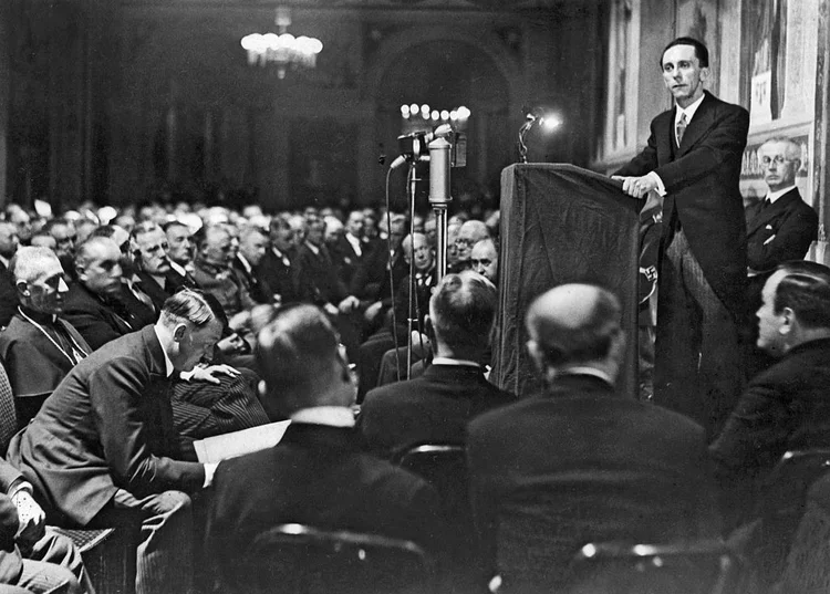 Joseph Goebbels foi ministro de propaganda do governo nazista de Adolf Hitler. (Getty Images/Getty Images)