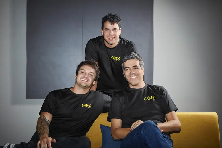 Rodrigo Colmonero, Caique Carvalho e Juliano Dutra: nós vamos fazer mais de R$ 2 bilhões em transações neste ano (Gringo/Divulgação)