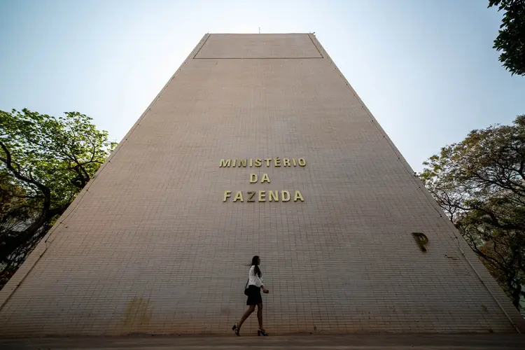 Ministério da Fazenda, em Brasília: membros da equipe econômica defendem trabalho para ajustar contas públicas (Leandro Fonseca)