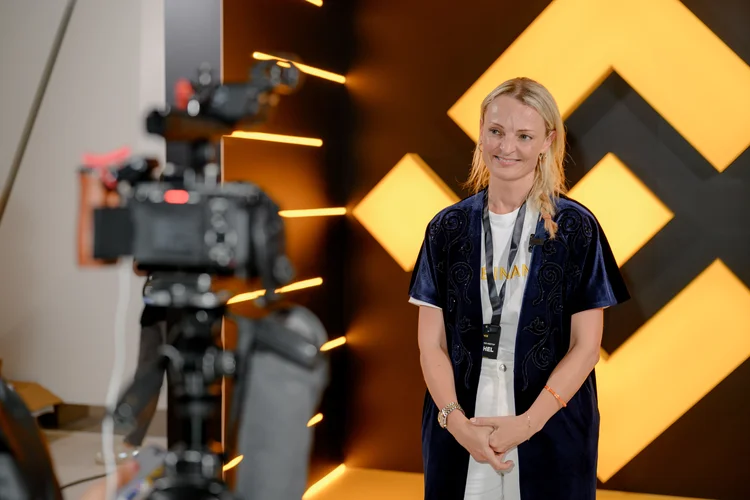 Rachel Conlan é a atual CMO da Binance (Binance/Divulgação/Divulgação)