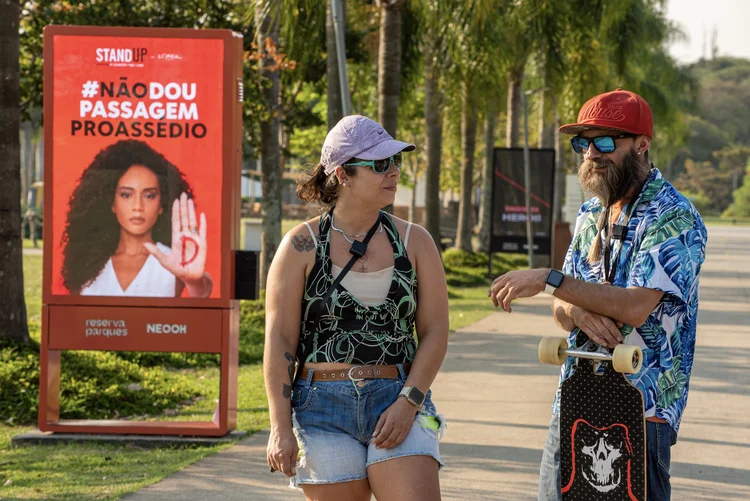 Toten da campanha no Parque Villa-Lobos (L'Oréal Paris/Divulgação)