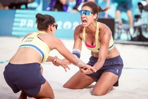 Imagem referente à matéria: Ana Patrícia e Duda batem a Austrália e Brasil vai para a final do vôlei de praia nas Olimpíadas