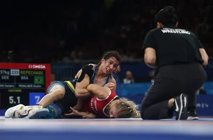 Imagem referente à matéria: Giullia Penalber perde a disputa pelo bronze no wrestling nas Olimpíadas