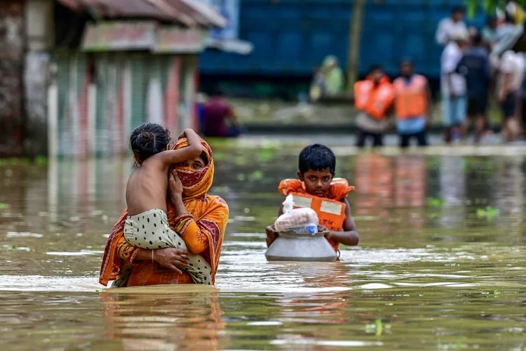 Bnagladesh: inundações deixaram pelo menos 42 mortos (AFP/AFP)