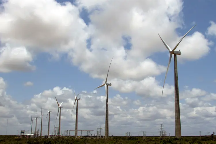 Parque eólico de Gameleiras, RN: energia dos ventos irá garantir o suprimento necessário para produzir o hidrogênio verde (CPFL/Divulgação)