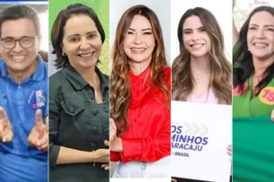 Emilia tem 39,3%; Luiz Roberto, 18,4%, e Yandra, 13,1%, em Aracaju, aponta pesquisa Futura