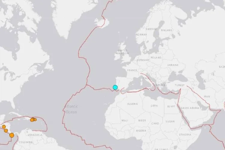 Terremoto atingiu cidades como Porto e Lisboa (USGS/Reprodução)