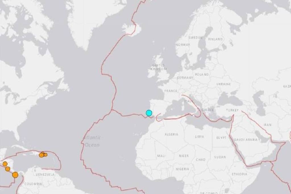 Terremoto de magnitude 5,4 atinge Portugal nesta segunda