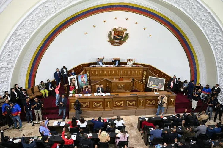 Assembleia Nacional da Venezuela, em 13 de agosto de 2024 (AFP)