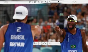 Imagem referente à matéria: Evandro e Arthur Lanci avançam para quartas do vôlei de praia