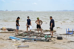 Imagem referente à matéria: Passagem do tufão Yagi pelo Vietnã provocou mais de 150 mortes