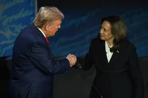 Kamala quer segundo debate, mas Trump diz que está avaliando possibilidade