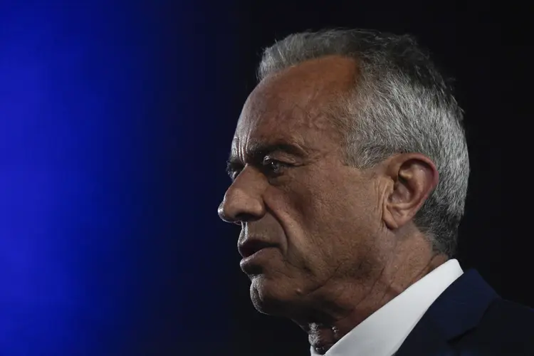 Robert F. Kennedy, Jr, que suspendeu candidatura à Presidência (Matthew Hatcher/AFP)