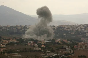 Imagem referente à matéria: Exército de Israel bombardeia Beirute; alvo seria chefe de unidade de drones do Hezbollah