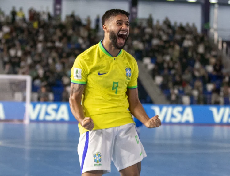 Futsal: Brasil venceu Marrocos por 3 a 1 (Leto Ribas/CBF)