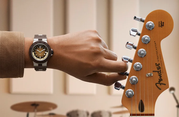 Bvlgari Aluminium GMT x Fender Limited Edition (Bvlgari/Divulgação)