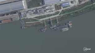 Imagem referente à matéria: Novo submarino nuclear da China afunda em estaleiro perto de Wuhan, diz WSJ