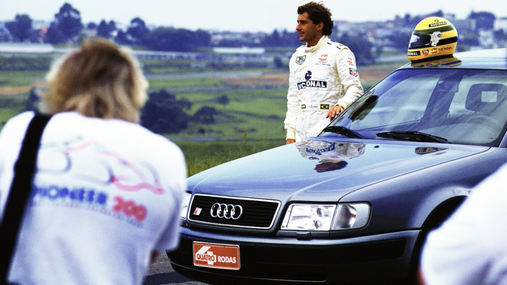 Em homenagem a Ayrton Senna, Audi lança filme com mapeamento de curvas similares ao S do piloto