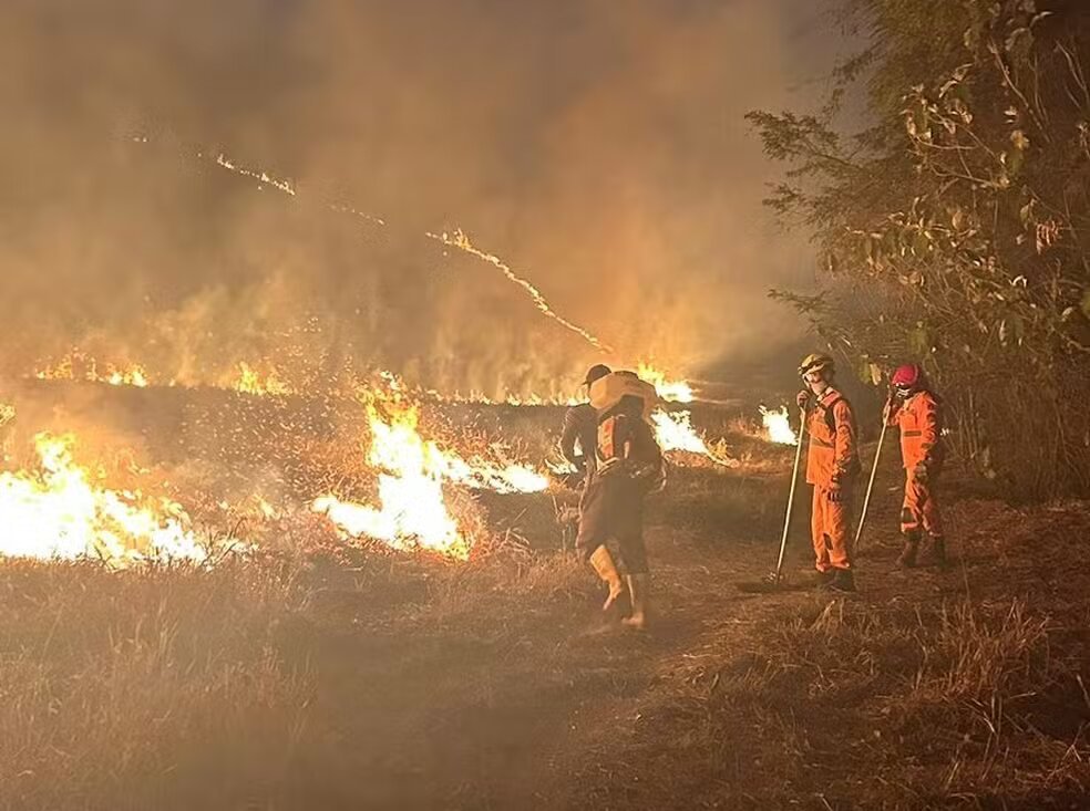 São Paulo tem oito focos de incêndios ativos e 48 cidades em alerta vermelho