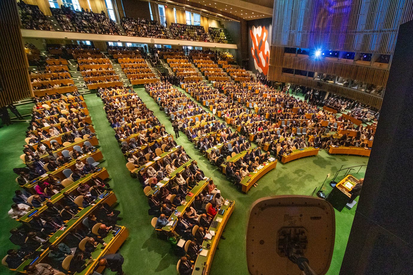 Cupula do Futuro na Plenaria da ONU

Foto: Leandro Fonseca
Data: 22/09/2024