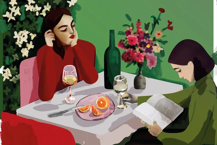 Vinho e flores: uma ótima combinação. (Catarina Bessell/Exame)