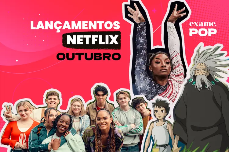 Netflix: veja o que será lançado no mês de outubro (Netflix / Montagem/Exame)