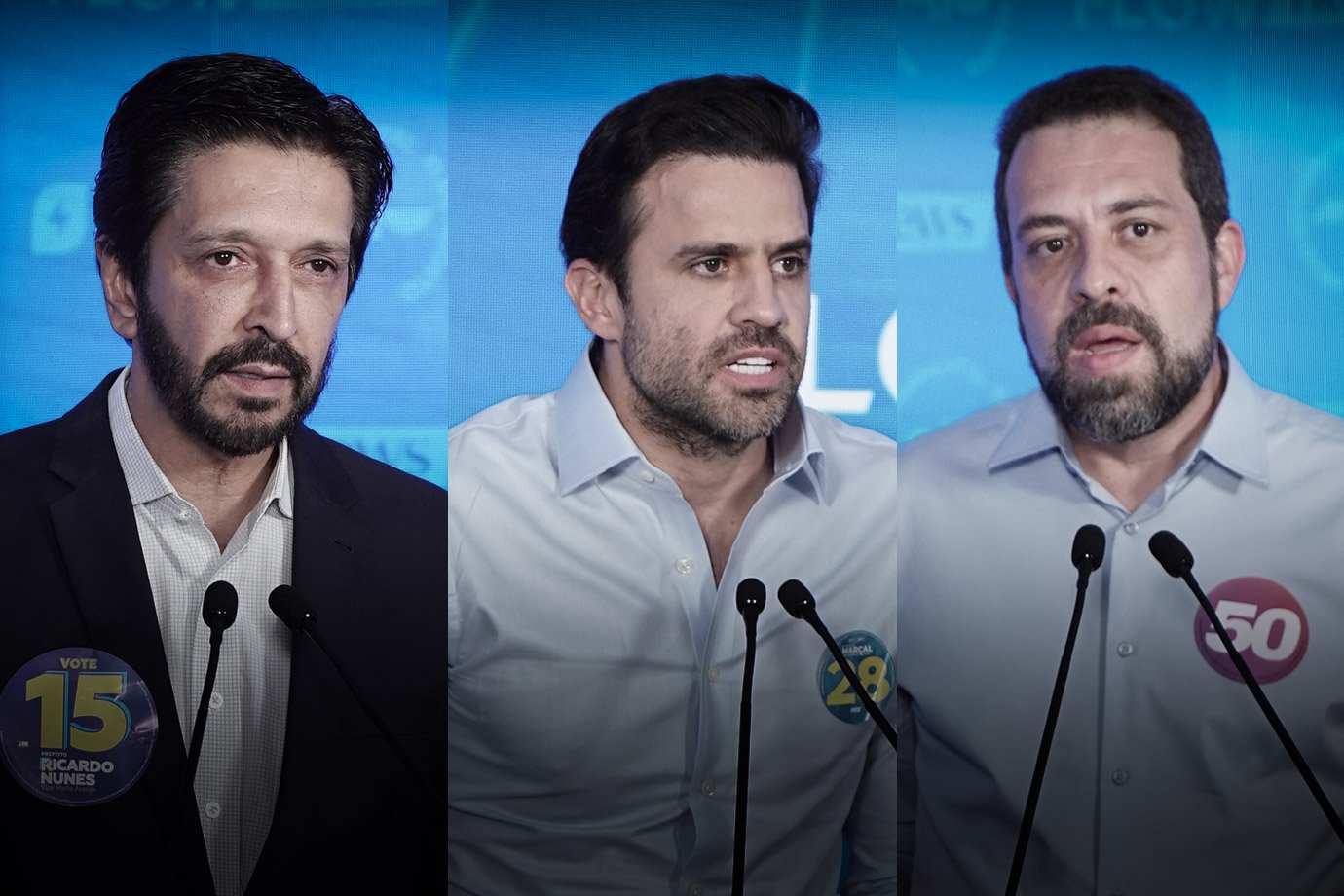 Boulos tem 29% dos votos válidos; Nunes, 28%, e Marçal, 27%, em SP, diz pesquisa Quaest