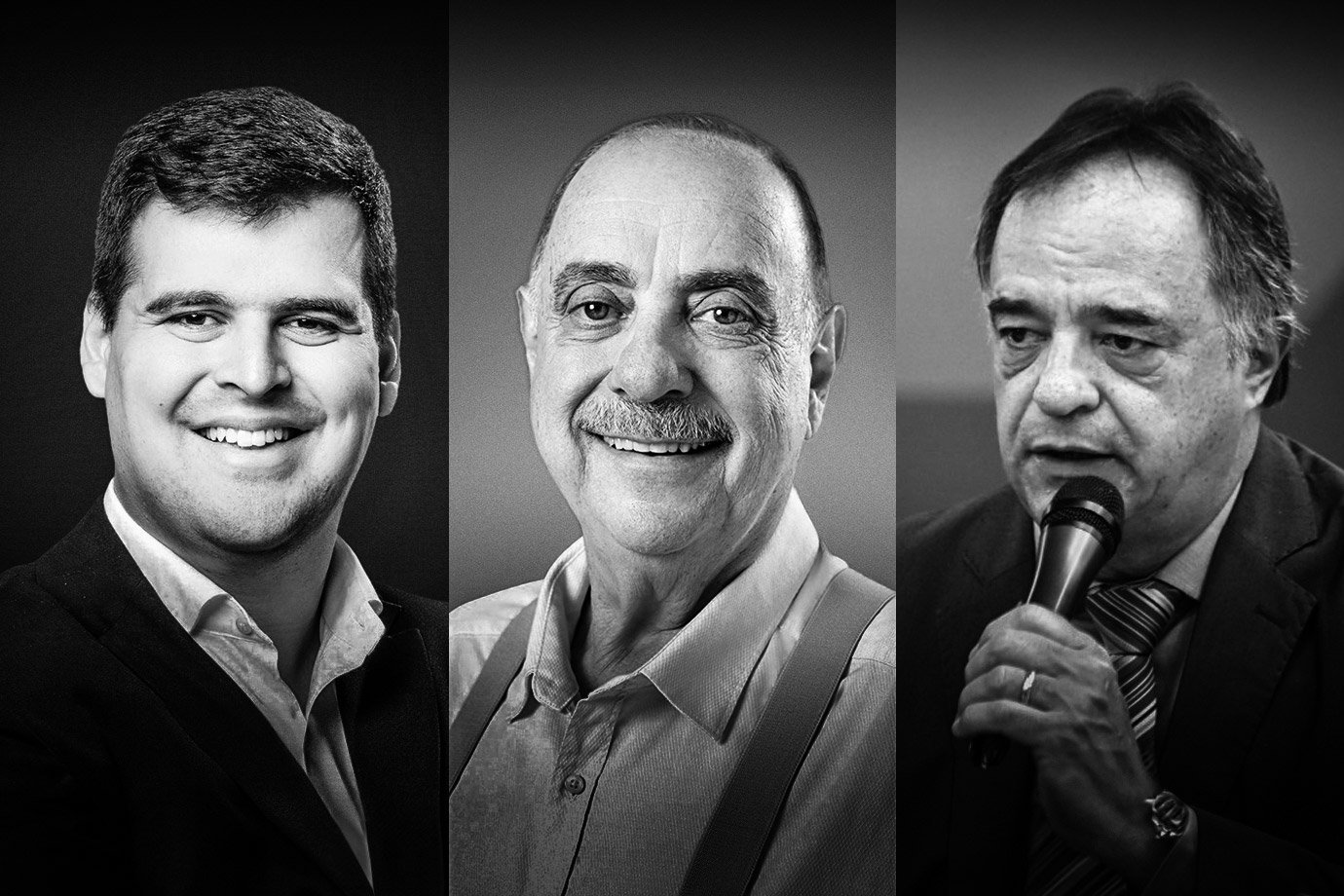 Engler tem 28,1% dos votos válidos; Fuad, 24,1%, e Tramonte, 20,8%, em BH, diz pesquisa Futura