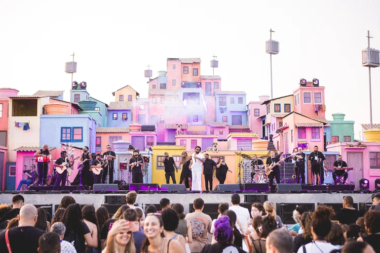 Palco Favela, no Rock in Rio: cultura e inovações da periferia serão tema de eventos realizados pela Cufa em 49 países (Diego Padilha/ Rock in Rio/Divulgação)