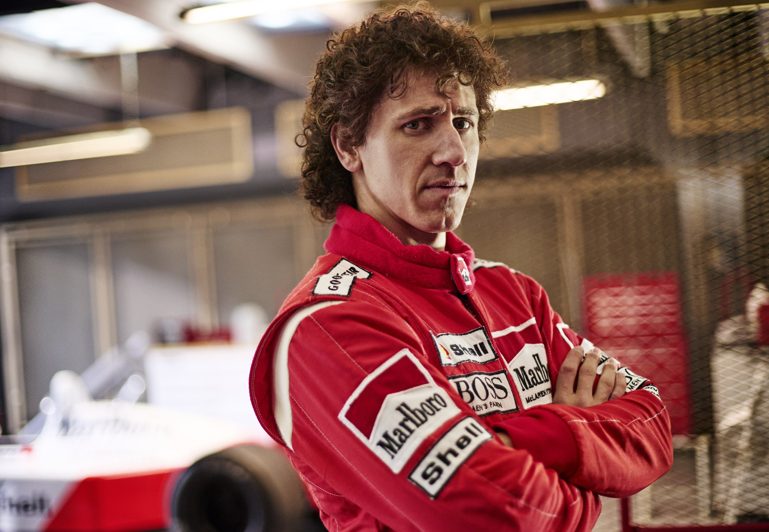 SENNA.  Matt Mella as Alain Prost in Senna. Cr. Alan Roskyn/Netflix © 2024