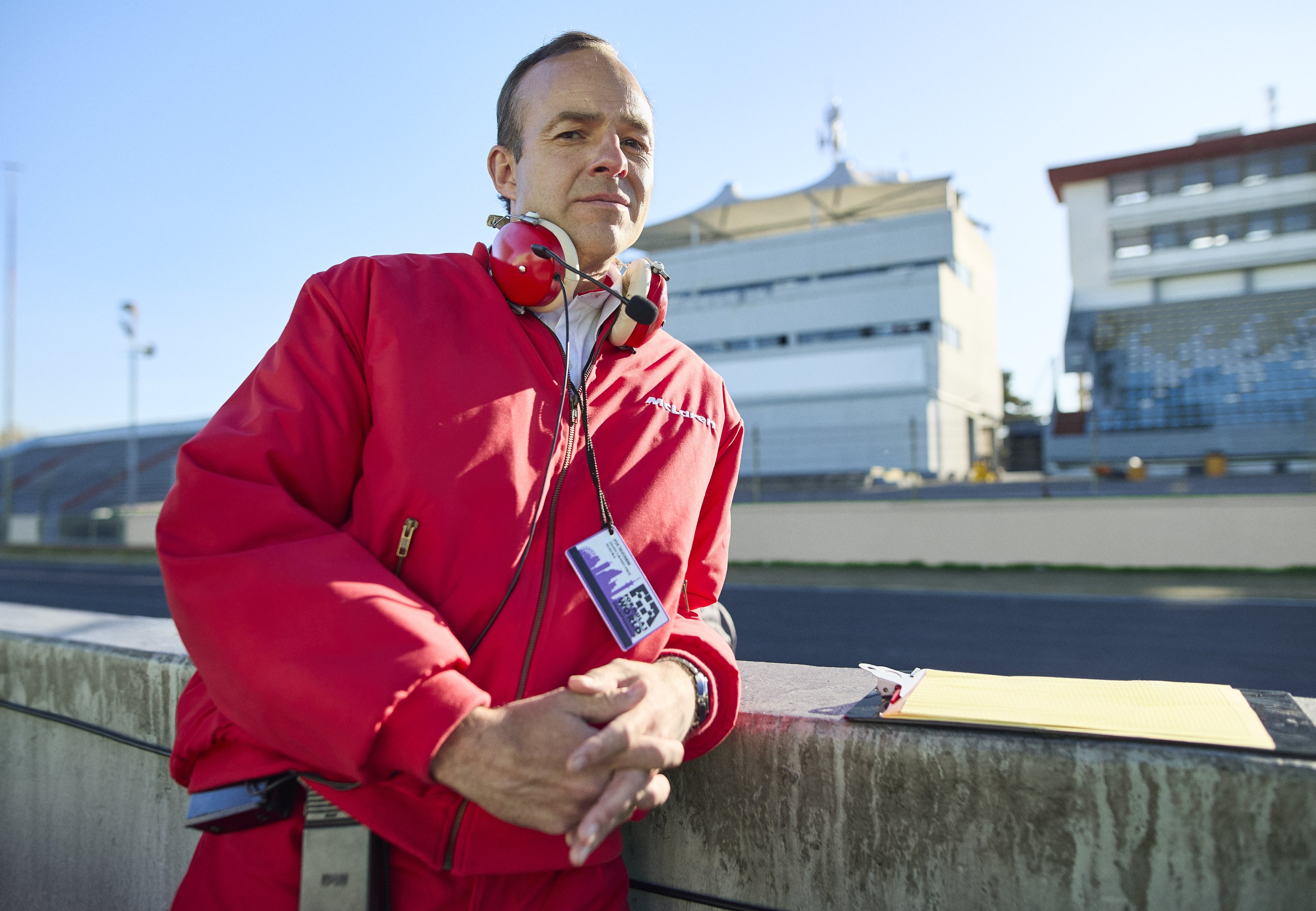 SENNA. Patrick Kennedy as Ron Dennis in Senna. Cr. Alan Roskyn/Netflix © 2024