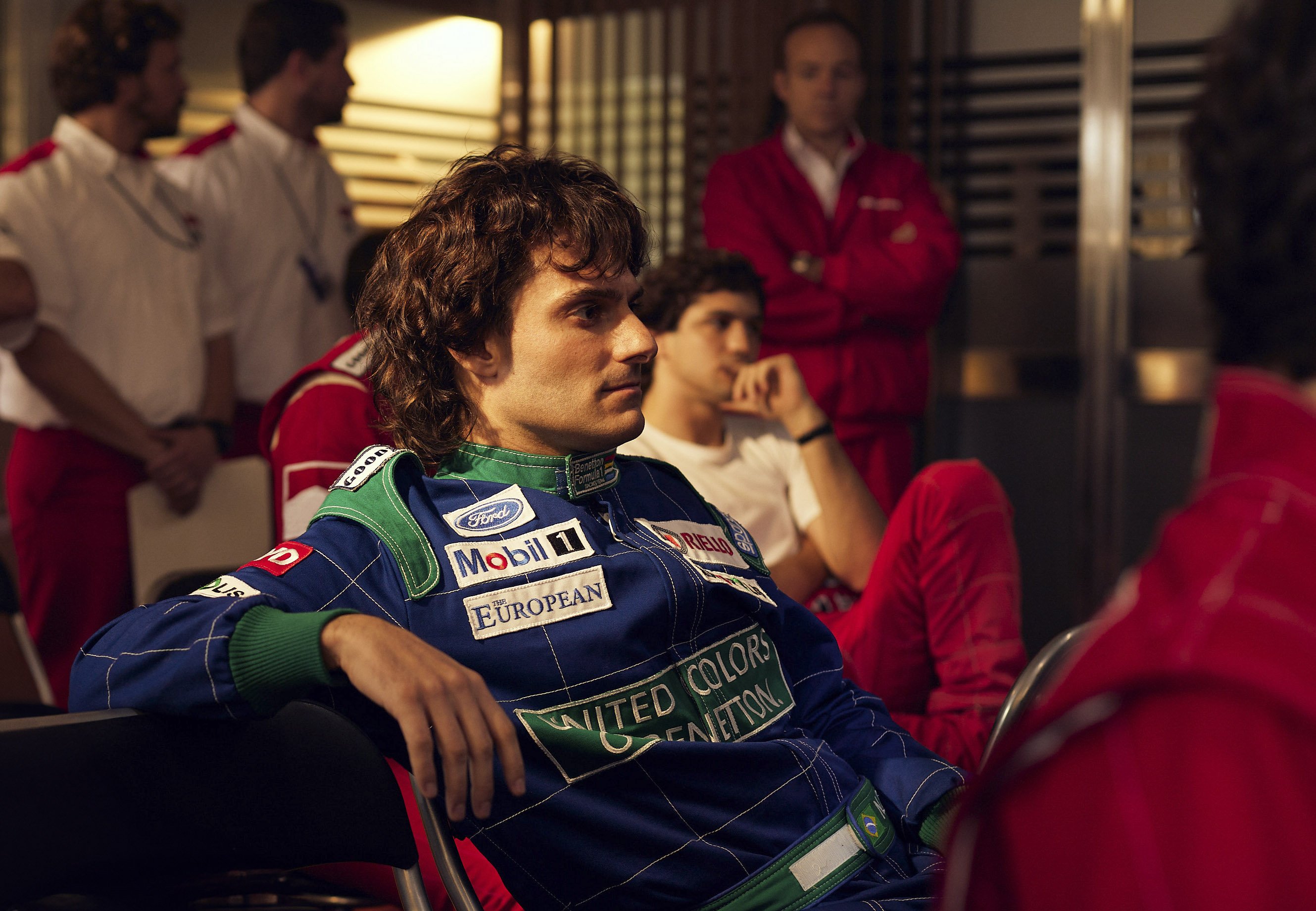 Hugo Bonemer como Nelson Piquet em Senna.