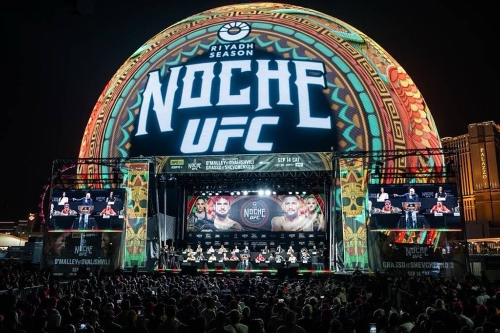 UFC investe R$ 113 milhões na produção na Sphere e promete evento histórico