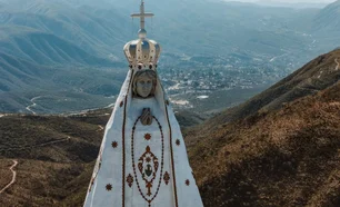 Imagem referente à matéria: Argentina inaugura estátua da Virgem Maria maior que o Cristo Redentor; veja fotos