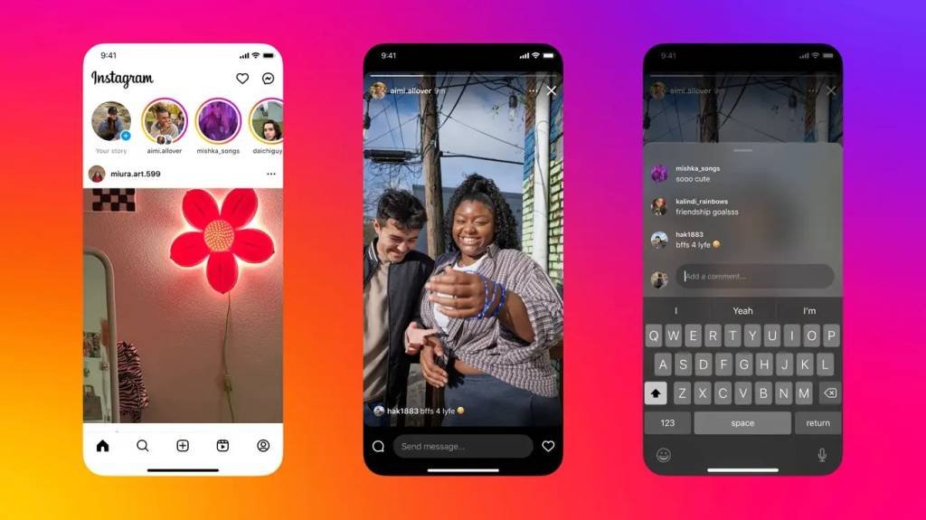 Por que o Instagram decidiu liberar comentários públicos em stories?