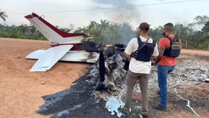 Imagem referente à matéria: FAB intercepta avião que invadiu espaço aéreo brasileiro no Amazonas