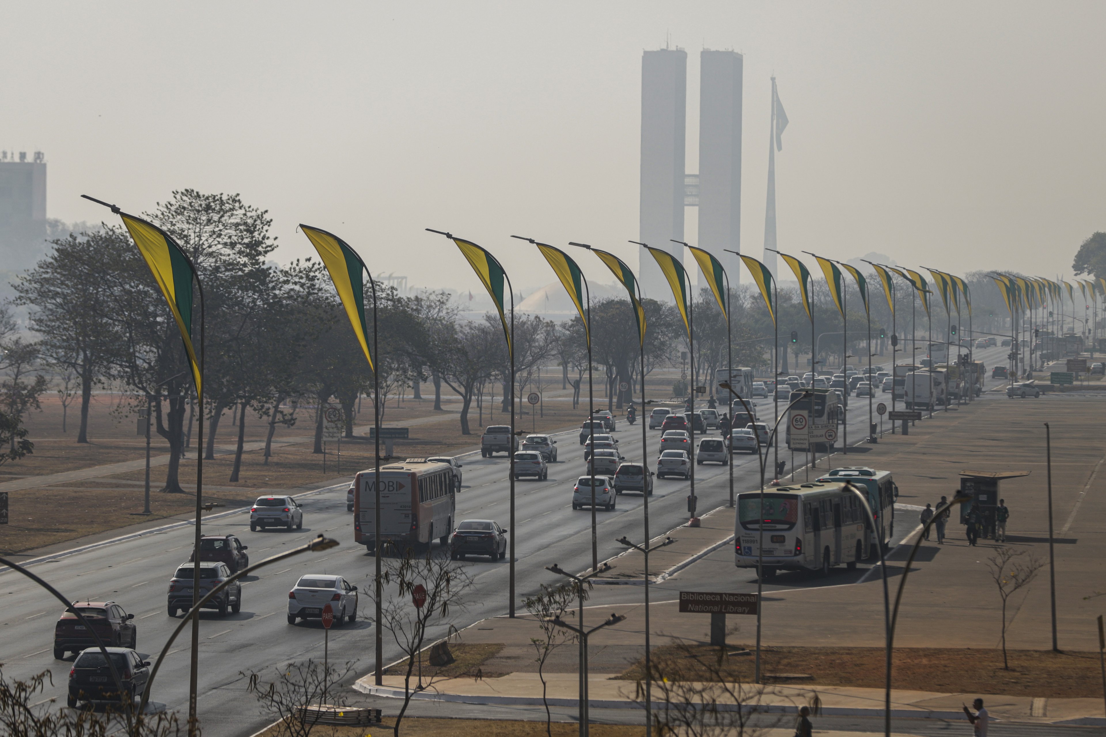 Incêndio no Parque Nacional de Brasília