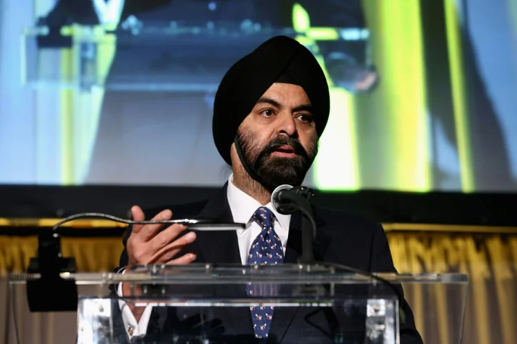 Futuro: presidente do Banco Mundial, Ajay Banga admite que "há mais a fazer" (AFP Photo)