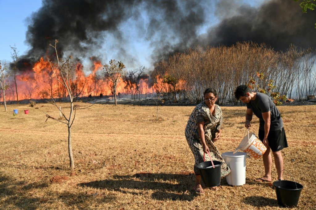 Focos de incêndios no Brasil já são 76% maior que em 2023